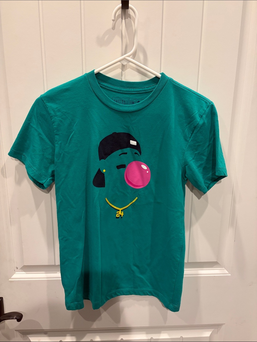 Boys' Teal Bubble Gum Graphic Short Sleeve Tee
